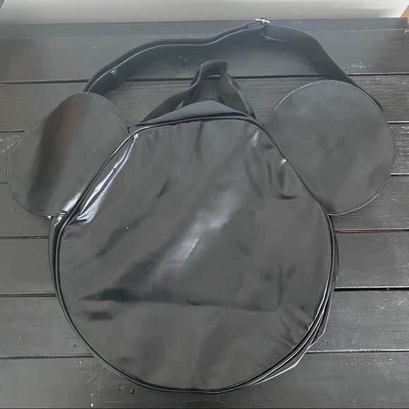 Faux Leather Mickey Mouse Head Bag - Picture 1 of 4